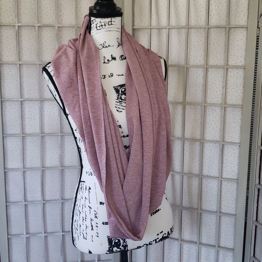 Lululemon Athletica Snap Buttons Wrap Scarf Multiway Old Pink One Size